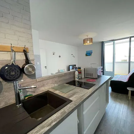 Apartment Renove 2 Pieces, Terrasse, Parking Prive, Proche Et Commerces - Fr-1-224c-192 *